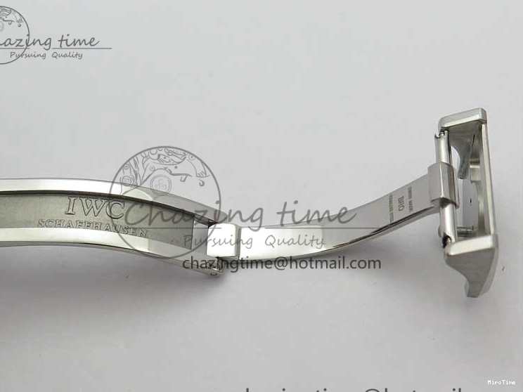 MIROTIME 0108 Portuguese Real PR Real Annual Calendar IW503502 ZF 1:1 Best Edition Black Dial Steel Markers on Black Leather Strap A StreetReady 7134